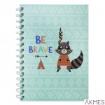 Kołonotes A5 szop 80 kartek, linie INCOOD 0001-0037