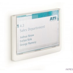 Click Sign tabliczka przydrzwiowa 149x105,5 m m Biały 486102 DURABLE