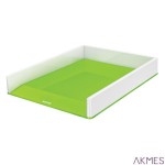 Półka na dokumenty Leitz WOW dwukolorowa, zielona 53611054