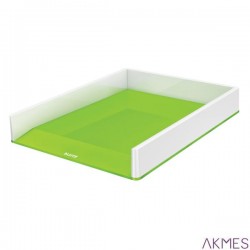 Półka na dokumenty Leitz WOW dwukolorowa, zielona 53611054