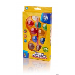 Farby akwarelowe 12 kol. fi 30mm PALETKA ASTRA 302117001