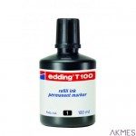 Tusz do markerów pernamentnych 100ml.czarny EDDIND T100/001/C