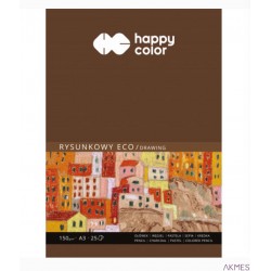 Blok rysunkowy ECO art A3 25ark. 150g.200g HA 3715 3040-A25 HAPPY COLOR
