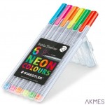 Cienkopis TRIPLUS 0.3 S 334 SB6CS3 6 szt neon STAEDLER