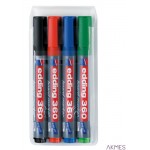 Marker do tab.360 4szt.mix EDING końcówka okrągła