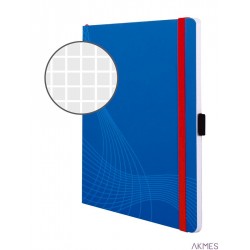 Notatnik Notizio 7041 A5 kratka 80 kartek oprawa miękka, niebieski, Notizio by Avery Zweckform