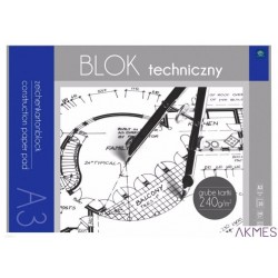 Blok techniczny A3 240g PREMIUM INTERDRUK 5153