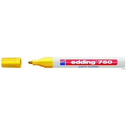 Marker lak.2-4mm 750 żółty EDD ING końcówka okrągła