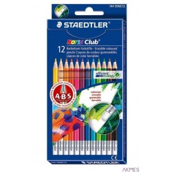 Kredki NORIS CLUB 12kol z gumk.usuwalne S 144 50NC12