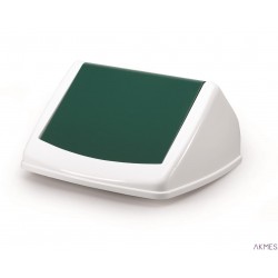 DURABIN 40 pokrywa do poj. 40 l, prost., biał o-zielona 1801574012 DURABLE