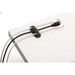 Klips samoprzylepny na 3 kable(2)grafit 503937 CAVOLINE CLIP DURABLE