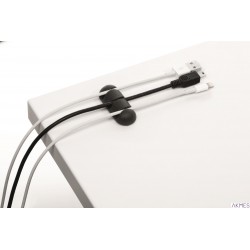 Klips samoprzylepny na 3 kable(2)grafit 503937 CAVOLINE CLIP DURABLE
