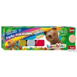Farby plakatowe 12kol 20ml BAMBINO *1581