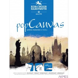 Płótno malarskie w bloku A3 POP CANVAS PAD 280g 10kart.KOH I NOOR