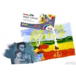 Akwarele w tubach, 24 kolory WFRS-24 PENTEL
