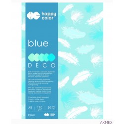 Blok DECO BLUE HAPPY COLOR A5 20ark.170g 5 ko lorów HA 3717 1520-032