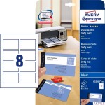 Wizytówki Quick&Clean C32015-10 85 x 54 10ark. 260 g, matowe, białe, Avery Zweckform