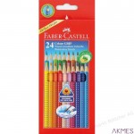 Kredka GRIP2001 24kol. FC112424 FABER CASTEL op.kart.