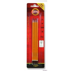 Ołówek grafitowy 1580/3 TRIOGRAPH 3szt