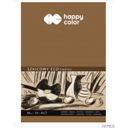 Blok szkicownik ECO, A3, 40ark. 80g. HA 3708 3040-A40 Happy Color