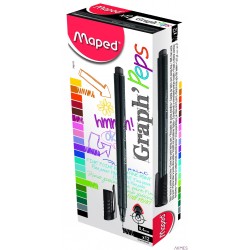 Cienkopis GRAPH PEPS czarny 749111 MEPED 0.4mm