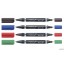 Marker LUMOKOLOR DUO F/M czarny S 348B-9