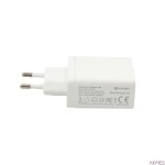 Ładowarka 1xUSB QUICK CHARGE 3.0 18W biała Platinet PLCU1QC30