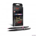 Pisak BRUSH PEN SIGN (4) ARTIST SESF30C-ST4DSCVPL PENTEL