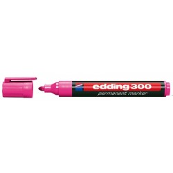 Marker-foliop.300 różowy EDING końcówka okrągła