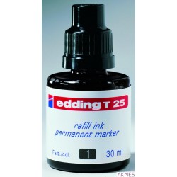 Tusz do mark.perm.30ml czarny T25/001 EDING