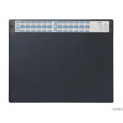 Podkład na biurko z okł. przezr. i kalend. 65 0x520mm granat 720507 DURABLE