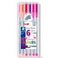 Cienkopis TRIPLUS 0.3 S 334 SB6CS6 6 szt flamingo STAEDLER