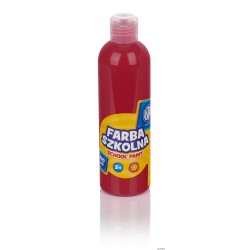 Farby szkolne Astra 250 ml - czerwona ciemna 301217007 ASTRA