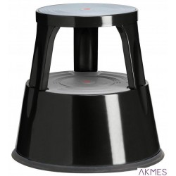 Taboret biurowy Twin Steel czarny dwustopniowy metalowy Twinco 6300-1