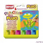 Farby w sztyfcie PLAYCOLOR FLUO ONE 6kol 10431 10g
