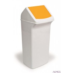 DURABIN 40 pokrywa do poj. 40 l, prost., biał o-żółta 1801574013 DURABLE