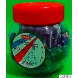 Naboje atram.niebieskie do piór TO-611