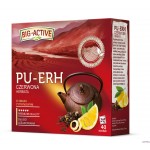 Herbata BIG-ACTIVE PU-ERH czerwona o smaku cytrynowym 40t 1,8g