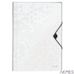 Teczka z 6 przegródkami PP Leitz WOW, biała 45890001 -a