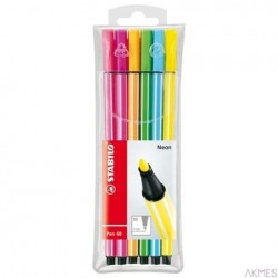 Flama.PEN 6806-1 6szt fluo STABILO