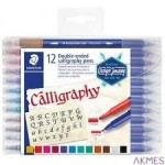 Pisak artystyczny do kaligrafii 3.5 i 2mm 24kol. Design Journey S 3005 TB24 Staedtler