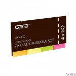Zakładki indeksujace GRAND GR-Z4-50 4 kol. 50 x 20 mm 150-1418