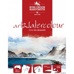 Blok akwarelowy ARTWATERCOLOUR A6 12 KARTEK 300G BLO-WATEA6 Koh i Noor