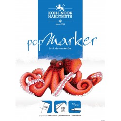 Blok POPMARKER A4 25 KARTEK 70 G. BLO-MARKA4 Koh i Noor