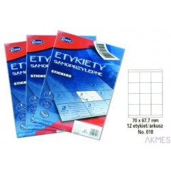 Etykiety samoprzylepne No. 018 70x67,7 mm GRAND 150-1045
