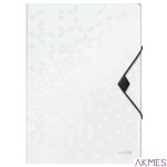 Teczka z gumką PP Leitz WOW, 15 mm, biała 45990001