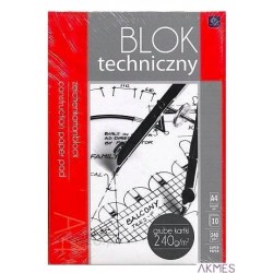 Blok techniczny A4 240g PREMIUM INTERDRUK 2121
