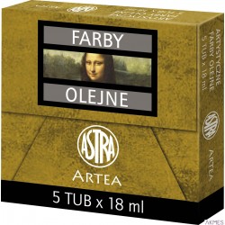 Farba olejna tuba 18ml kadmium czerwony 83410955 ASTRA