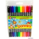 Mazaki dwustronne BONINI 12 kolorów INTERDRUK