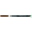 Foliop.perm.FINE 0.6 brąz (10 FC151378 z gum.FABER CASTEL 151378